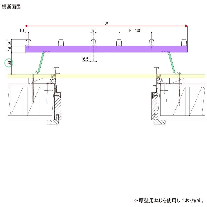 縦面格子 A型 特注 W3120〜3620×H1621〜1820mm オーダーサイズ 壁付け たて面格子 アルミサッシ 防犯 後付け リクシル LIXIL TOSTEM トステム リフォーム DIY_3