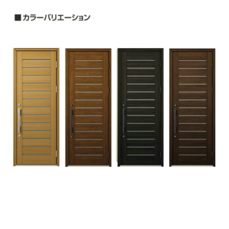 玄関ドア YKKap プロントW03 片開きドア スマートコントロールキー W872×H2330mm ランマなし DH=23 玄関ドア アルミサッシ 新設 おしゃれ リフォーム DIYの画像