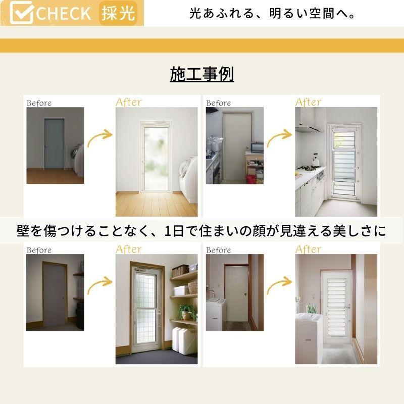 リシェント 勝手口ドア 裏口 リフォーム用 ランマなし 断熱仕様 W516