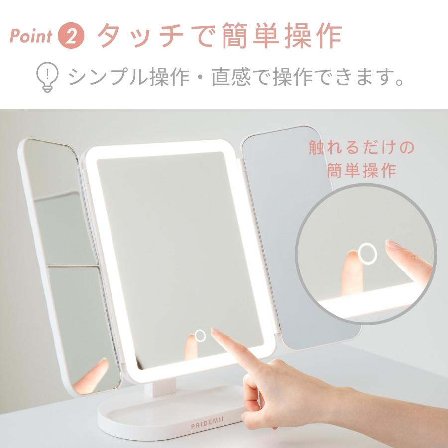 ⭐︎値下げ⭐︎【美品】女優ミラー　LED電球　充電付き　明るさ調節可能 Amazon.co.jp: Hansong 化粧鏡 女優ミラー ハリウッドミラー