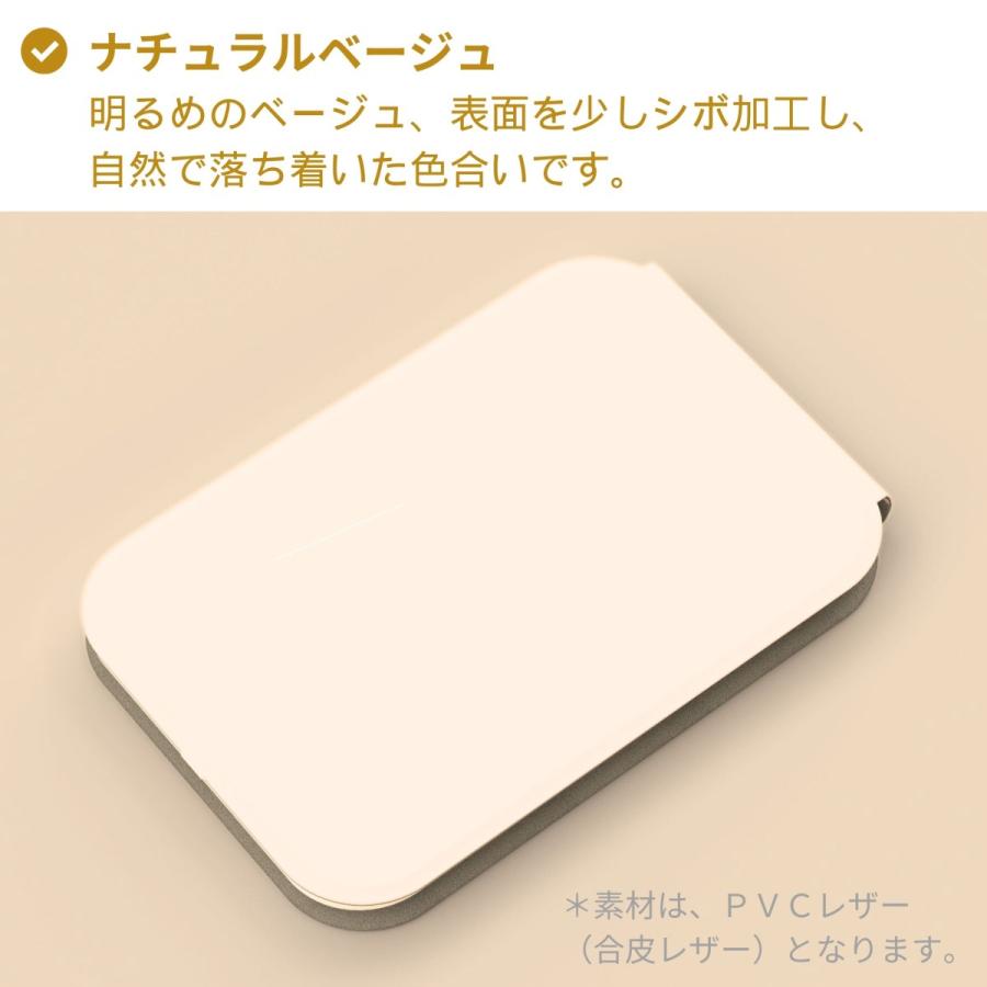 PRIDEMII LED コンパクトミラー PUレザーカバー付き 【大容量