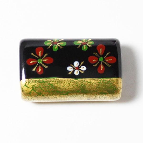 限定価格セール 伊万里焼有田焼で知られる陶芸磁器帯留 黒釉金彩貫入両面デザイン 50 Off Kuljic Com
