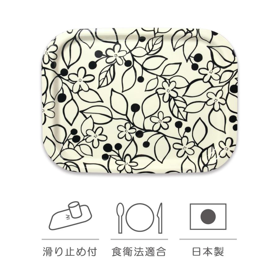 トレー おしゃれ タツクラフト Ns トレイ L 42cm グローヴ お盆 ノンスリップ すべり止め 日本製 評価