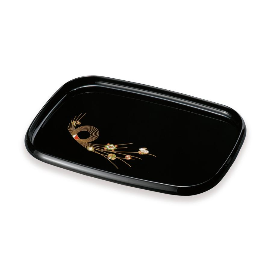 お盆 トレー おしゃれ 妹背漆器店 長手盆 黒 水引宝尽くし 39cm トレイ 盆 カフェ 和風 紀州漆器 紀州塗り 漆器 日本製 タツクラフト 通販 Yahoo ショッピング