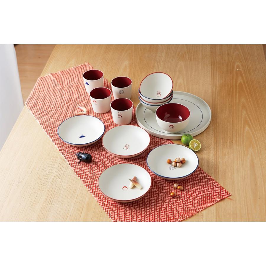 食器 おしゃれ 縁起もの 5 3寸皿 おかめ 朱 食器 家庭用 電子レンジ対応 家庭用 食洗機対応 スタッキング可能 おしゃれで かわいいイラスト付 日本製 タツクラフト 通販 Yahoo ショッピング