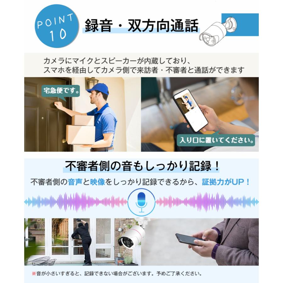 防犯カメラ    poe接続 AI人検知  センサーライト 夜間カラー 防犯カメラ 監視カメラ POE給電 500万画素 AI人体検知 防犯灯