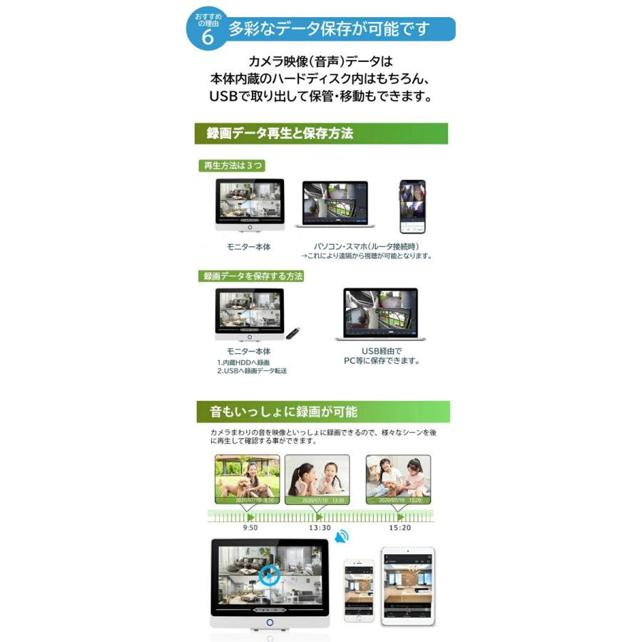 ❤最新ビデオ圧縮技術採用❣POE給電式＆遠隔操作OK♪❤2TB内蔵☆防犯カメラ SecuSTATION 公式ストア 【一般用】【PoEカメラ・XZシリーズ