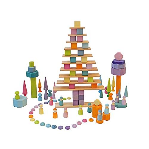 特別セール品 グリムス GRIMM´S 玩具 おもちゃ 知育玩具 積み木 インテリア 見立て遊び パステル モザイクキューブ SH43111