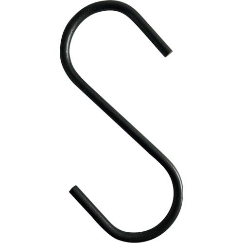 TRUSCO まとめ買い Sフック スチール製 150mm 黒