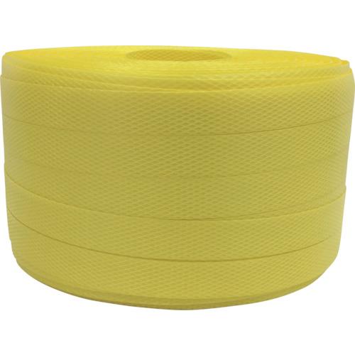 ユタカメイク 梱包用品 PPバンド 15．5mm×200m イエロー