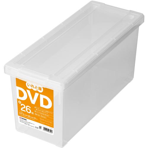 TENMA DVDいれと庫 クリア 175×450×210 (110001033