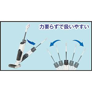 大一産業 床洗浄機 イーライトクリーナー 42670090 (コードレス/業務用