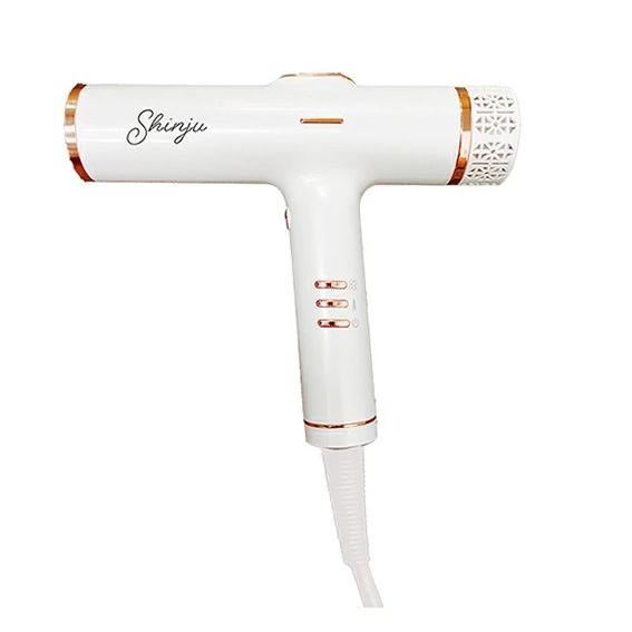 ネクストイノベーション　 shinju(シンジュ)　ヘアドライヤー　白蝶（しろちょう）　KR-F03-WH　(KRF03WH)　【速乾/大風量/コンパクト/軽量/かわいい】 ネクストイノベーション shinju(シンジュ) ヘアドライヤー 白蝶（しろ