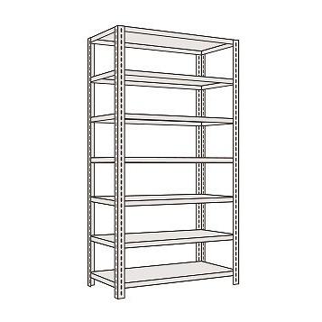 【法人限定：代引不可】 軽量開放型棚ボルトレス KF3147