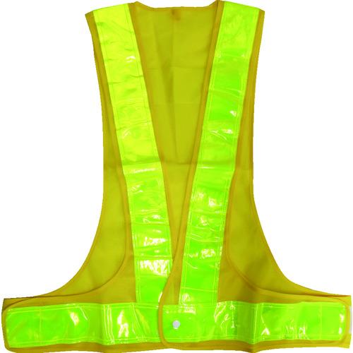 ミズケイ 安全ベスト／70mmタイプキングサイズ＜黄／黄＞ (5917626