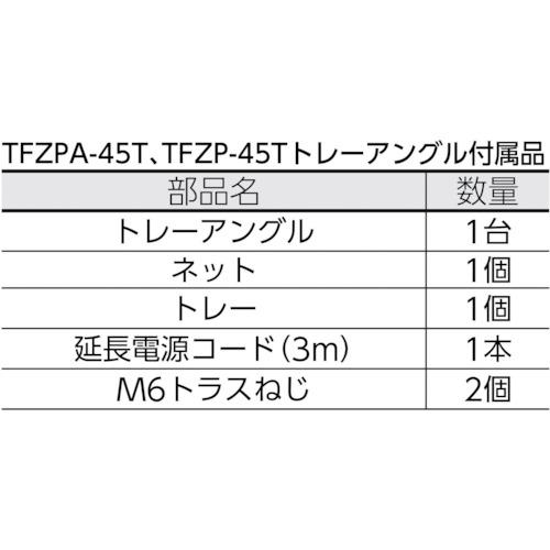 ■TRUSCO 全閉式工場扇 ゼフィール用 トレーアングルのみ〔品番:TFZPT〕【4087208:0】[直送DS][店頭受取不可] TRUSCO 全閉式工場扇 ゼフィール用 トレーアングルのみ (TFZPT