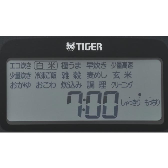 タイガー 圧力IH炊飯ジャー(5.5合炊き) マットブラック TIGER タイガー 圧力IH炊飯ジャー(5.5合炊き) マットブラック TIGER