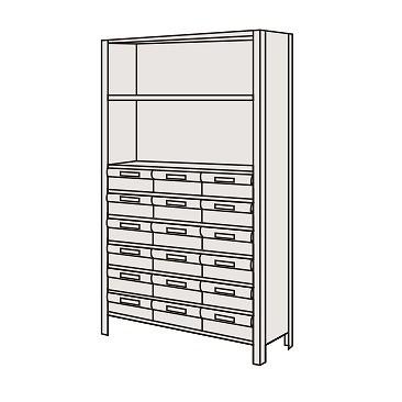 【法人限定：代引不可】 物品棚LEK型樹脂ボックス LEK1119-18T