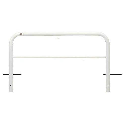 サンポール sanpole アーチ 固定式 車止めポール 白 FAH-7U15-800(W)(FAH7U15800W)※離島は別途送料かかります。