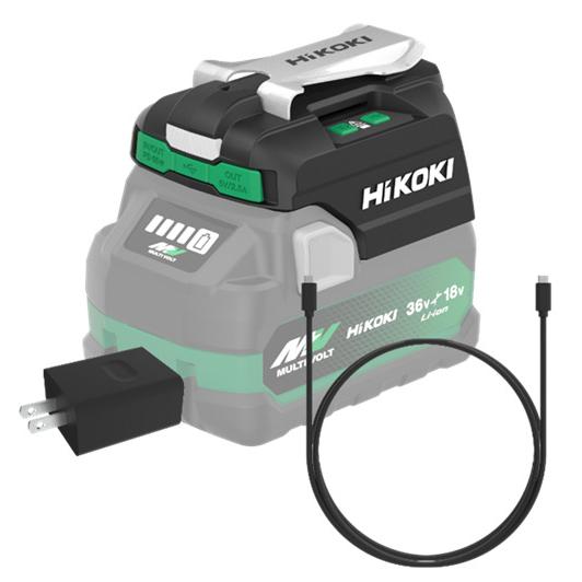 (あすつく　平日13時まで　限定特価)HiKOKI (ハイコーキ) 14.4V/18V/マルチボルト(36V) 対応 USB対応充電器 UC18DA(NM) 【DIY/電動工具/マルチポート/充電器】（Yahoo!・タツマックスメガ）