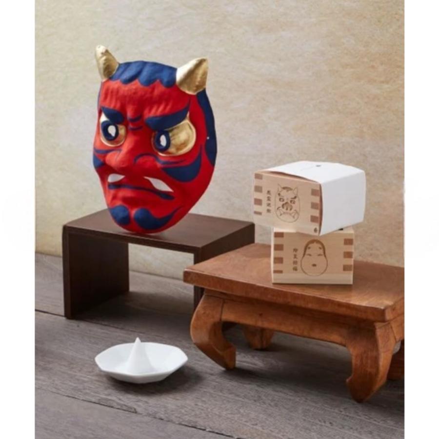 枡 節分 おかめ枡 鬼枡 盛り塩 盛塩 魔よけ 悪除け 日本製 桐