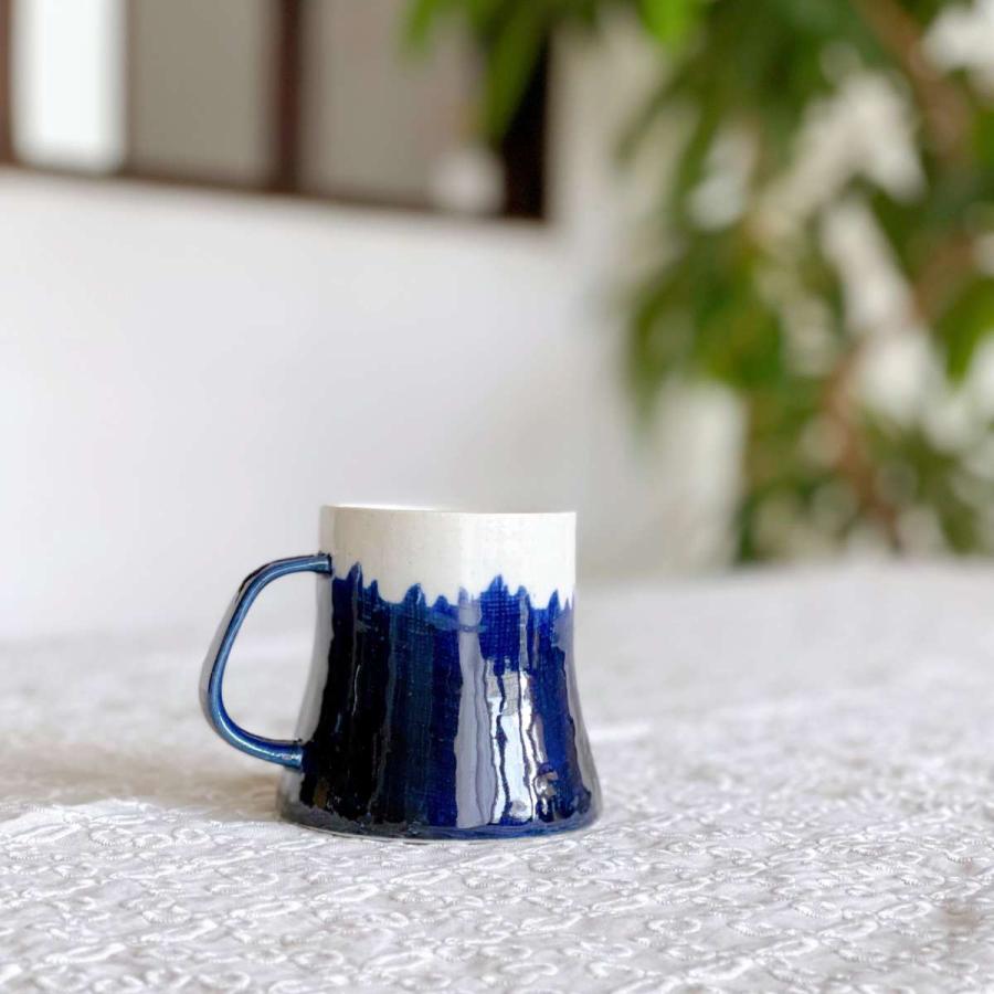 マグカップ 富士山 マグ 青 日本製 美濃焼 食器 カップ レンジ 食洗機