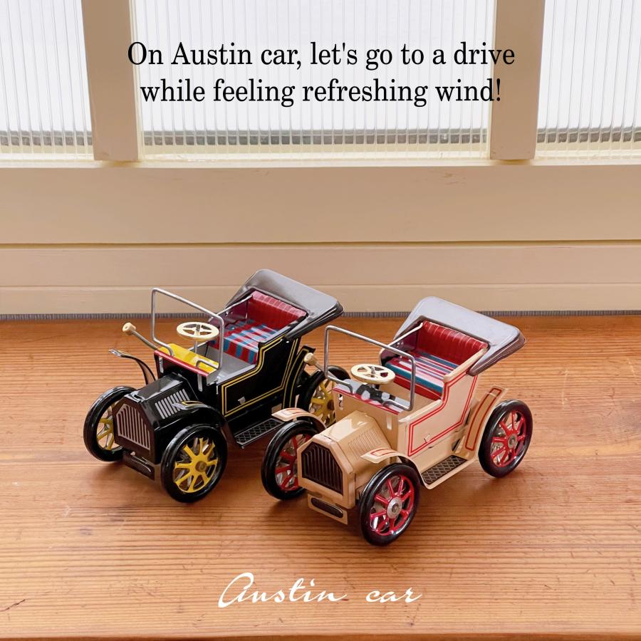 ブリキ オースティンカー ブリキ車 クラシックカー 雑貨 おもちゃ