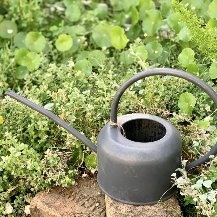 アンティーク おしゃれ ブリキジョウロ レトログリーンガーデニング