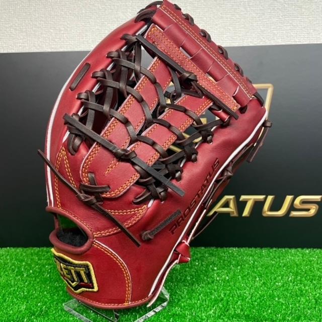 週末値下げ　ZETT 硬式グローブ ブラウン　外野手 ゼット ZETT ゼット 硬式グラブ 外野手用 プロステイタス
