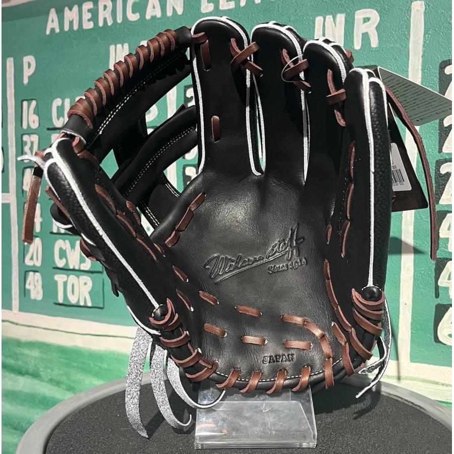 Wilson 硬式グローブ 黒 Wilson ウイルソン 硬式グラブ 内野手用 D5 ブラックSS : フォーリーフ