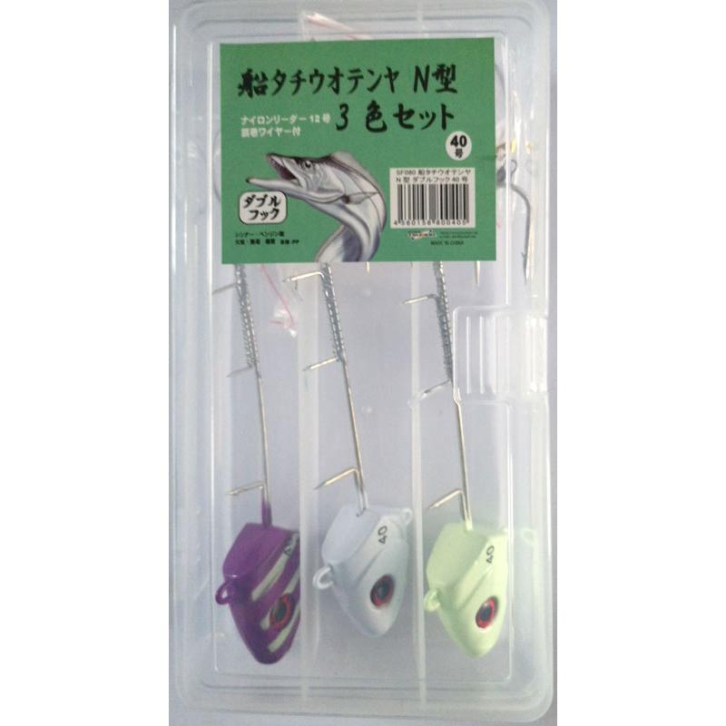 30本セット】タチウオテンヤ ダブルフック 50号 10ケースセット