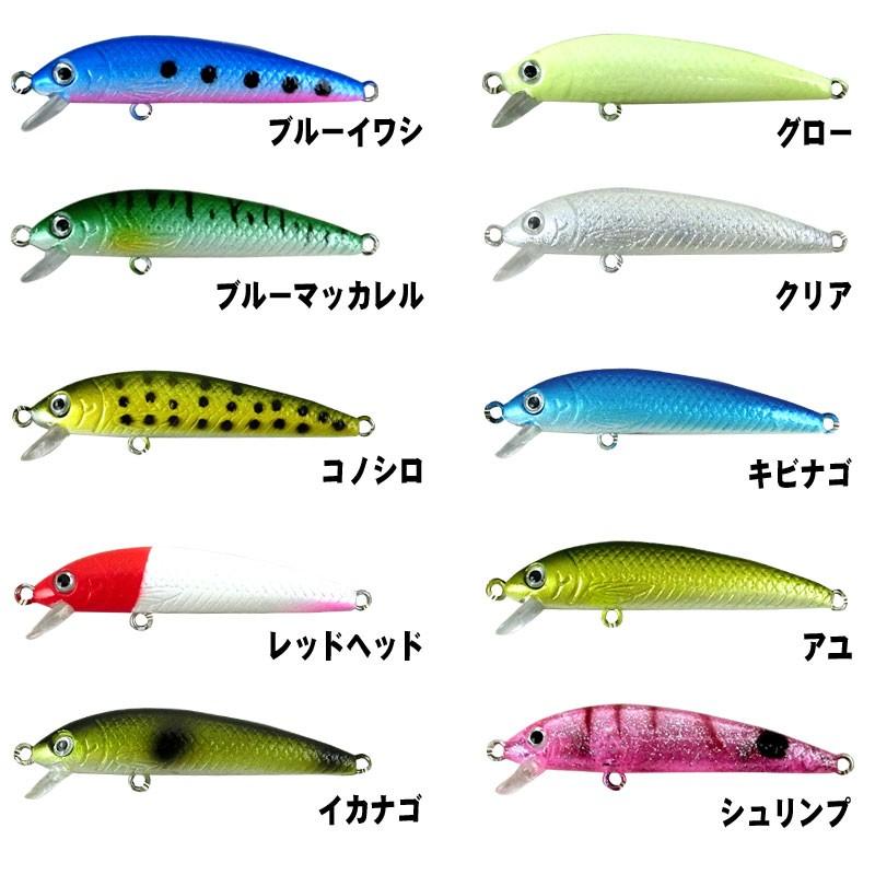 メバミノー レッドヘッド ライトソルト シンキング アジング