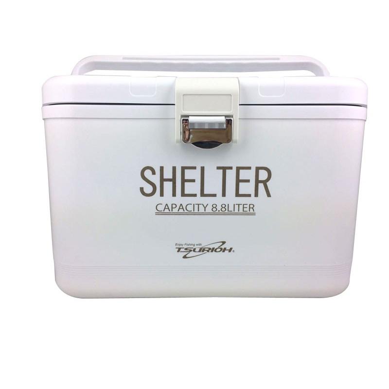 SHELTER ホワイト 8.8L シェルター クーラーボックス クーラー