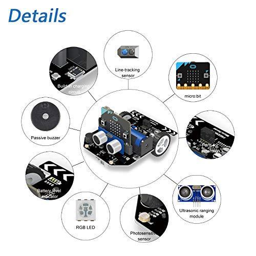 高額売筋 Freenove Micro Bit 含まれています 障害物回避 ライトトレース ライントラッキング リモ c For Kit Micro Rover ベアボーン キット Www 11thspace Com