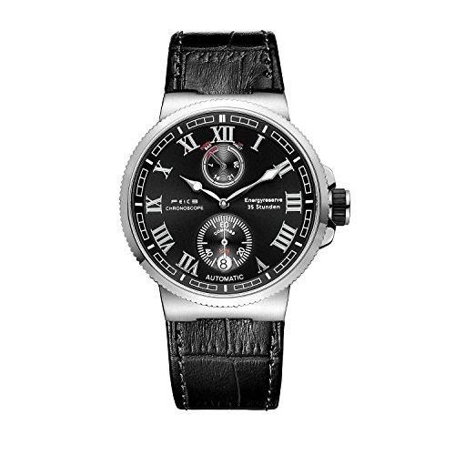 全品送料無料 Feice 機械式 自動巻き 腕時計 メンズ 多機能 日付け 本革 ベルト 防水 時計 スポーツ ファッション カジュアル 期間限定 30 Off Marve Hn