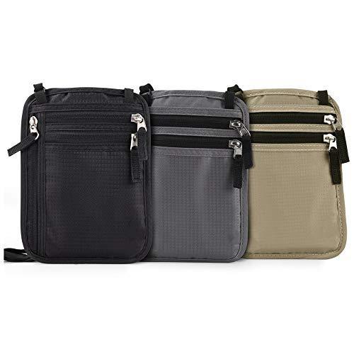 爆売りセール開催中 Surchar パスポートケース 首下げ Rfid スキミング防止 トラベルグッズ 斜め掛けトラベルポーチ ネックポーチ セ Globescoffers Com