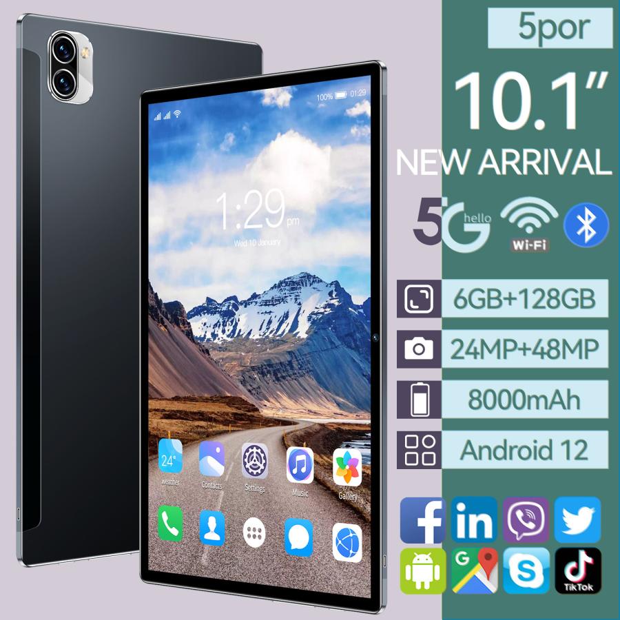 タブレット PC 10インチ Android12.0 Wi-Fi 6+128GB IPS液晶 SDカード