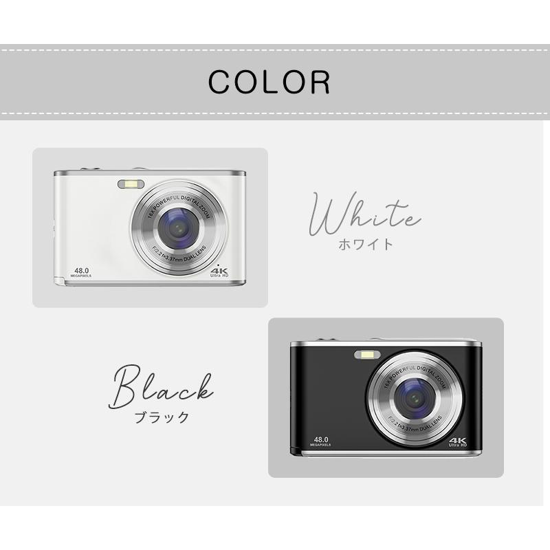 デジタルカメラ 4K 4800万画素 16倍デジタルズーム LEDフィル デジタルカメラ 4K 4800万画素 16倍デジタルズーム LEDフィル