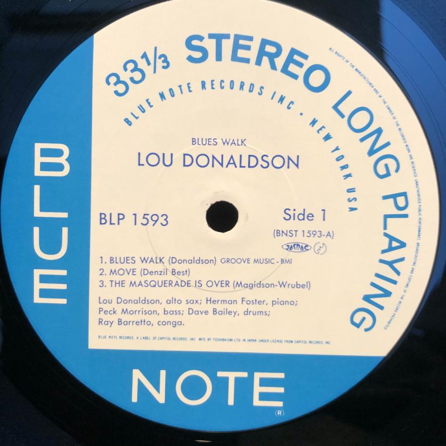 Lou Donaldson / Blues Walk LP BLUENOTE・TOSHIBA-EMI : tatsuda