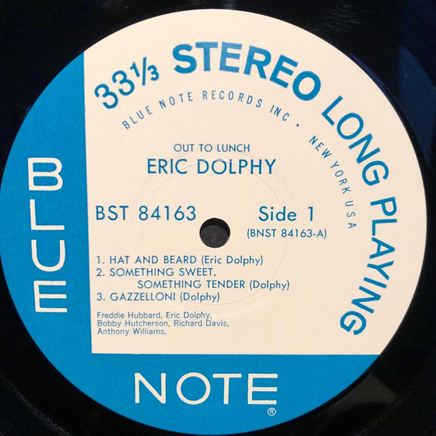 Eric Dolphy/Out To~/米Blue Note/Liberty Eric Dolphy / Out To Lunch! LP Blue Note・ KING RECORD : tatsuda