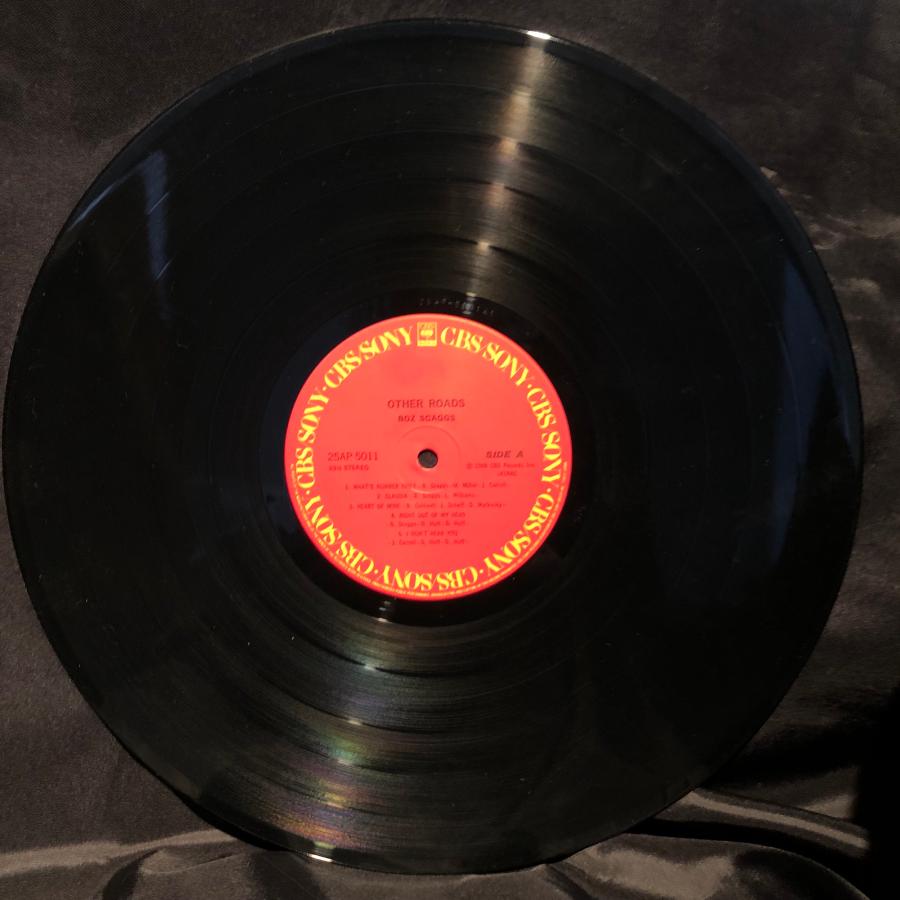 Boz Scaggs / Other Roads LP CBS/Sony : tatsuda records - 通販