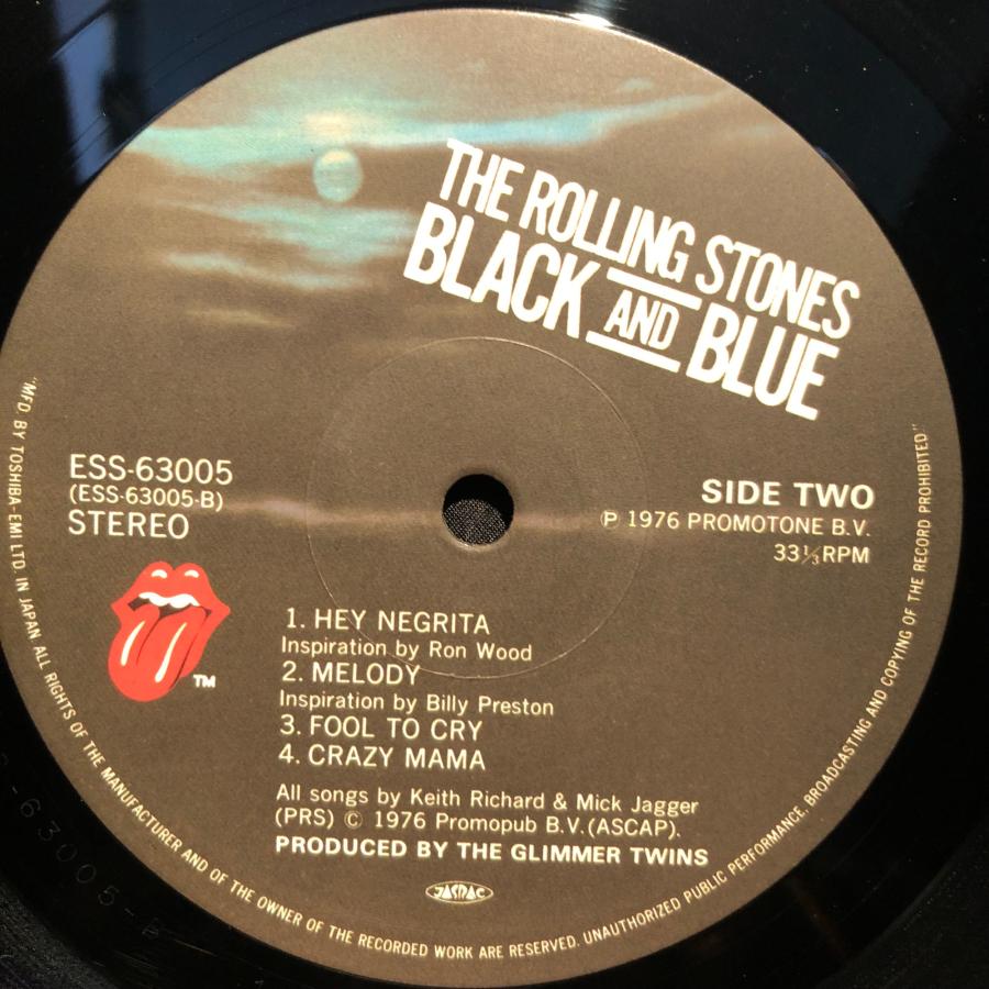The Rolling Stones / Black And Blue LP Records : tatsuda records