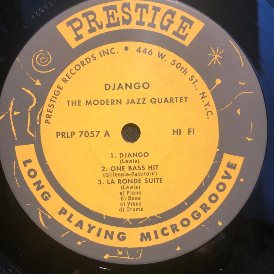 The Modern Jazz Quartet / Django LP Prestige : tatsuda records