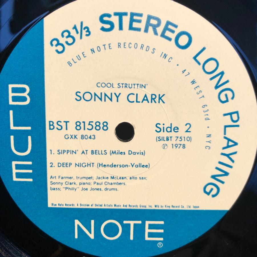 Sonny Clark / Cool Struttin' LP Blue Note ・KING RECORDS : tatsuda