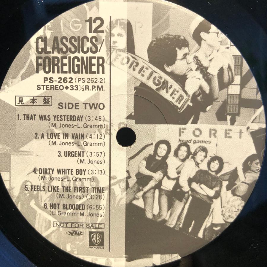 Foreigner レコード Foreigner / 12 Classics LP Warner-Pioneer Corporation : tatsuda