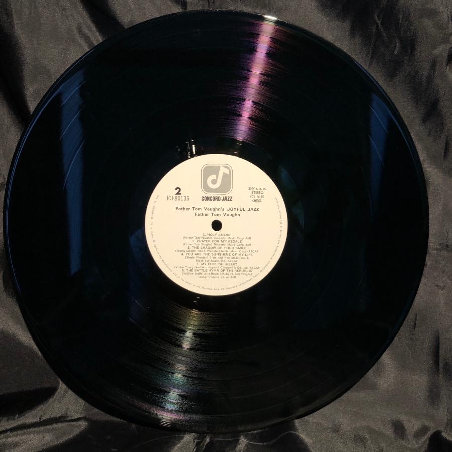 見本盤 Father Tom Vaughn Joyful Jazz レコード Father Tom Vaughn / Joyful Jazz LP Concord Jazz・TOSHIBA-EMI