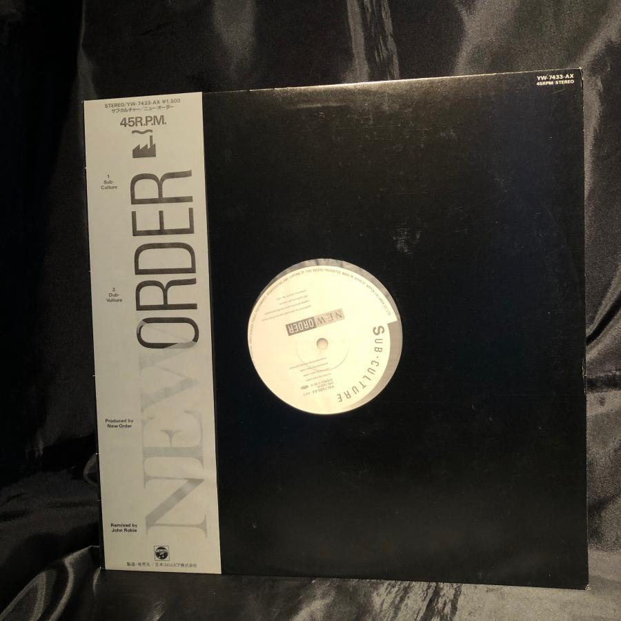 New Order / Sub-Culture 日本盤12\"シングル New Order / Sub-Culture 12inch 45rpm Factory ・COLUMBIA : tatsuda 洋楽