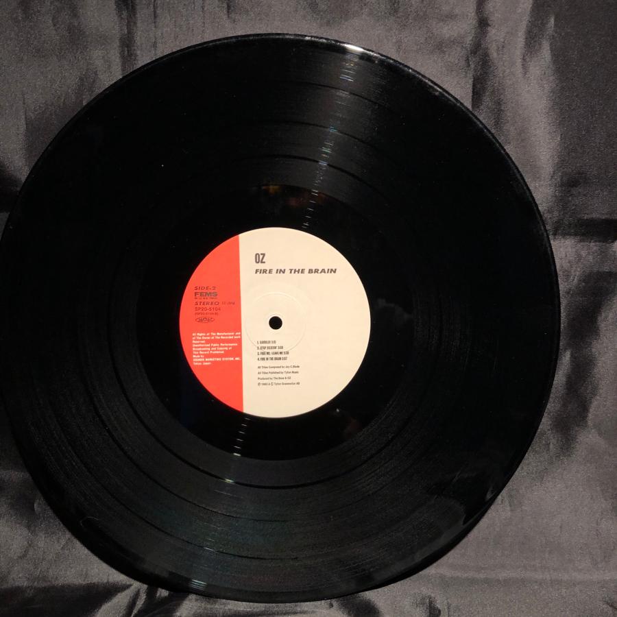 Oz / Fire In The Brain LP Far East Metal Syndicate ・sounds