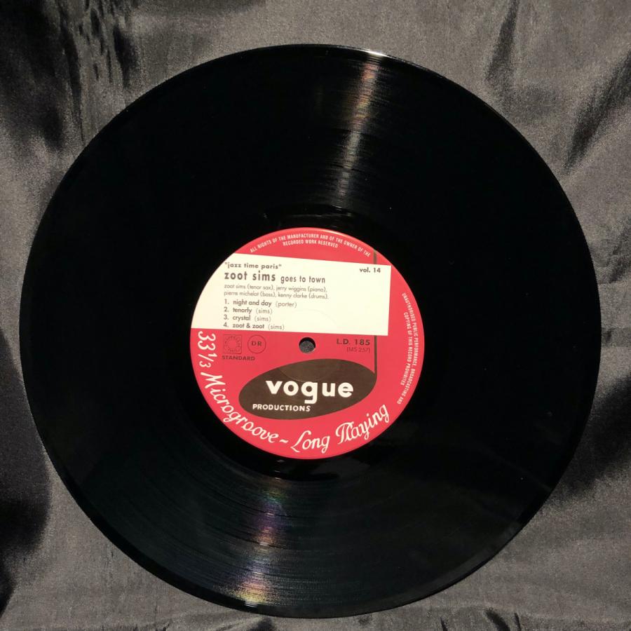 Zoot Sims / Goes To Town Jazz Time In Paris Vol.14 10inch