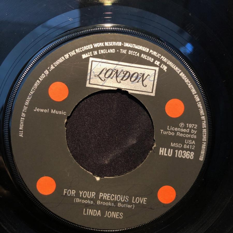 Linda Jones / For Your Precious Love 7inch London Records